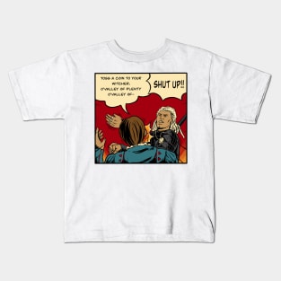 witcher slap Kids T-Shirt